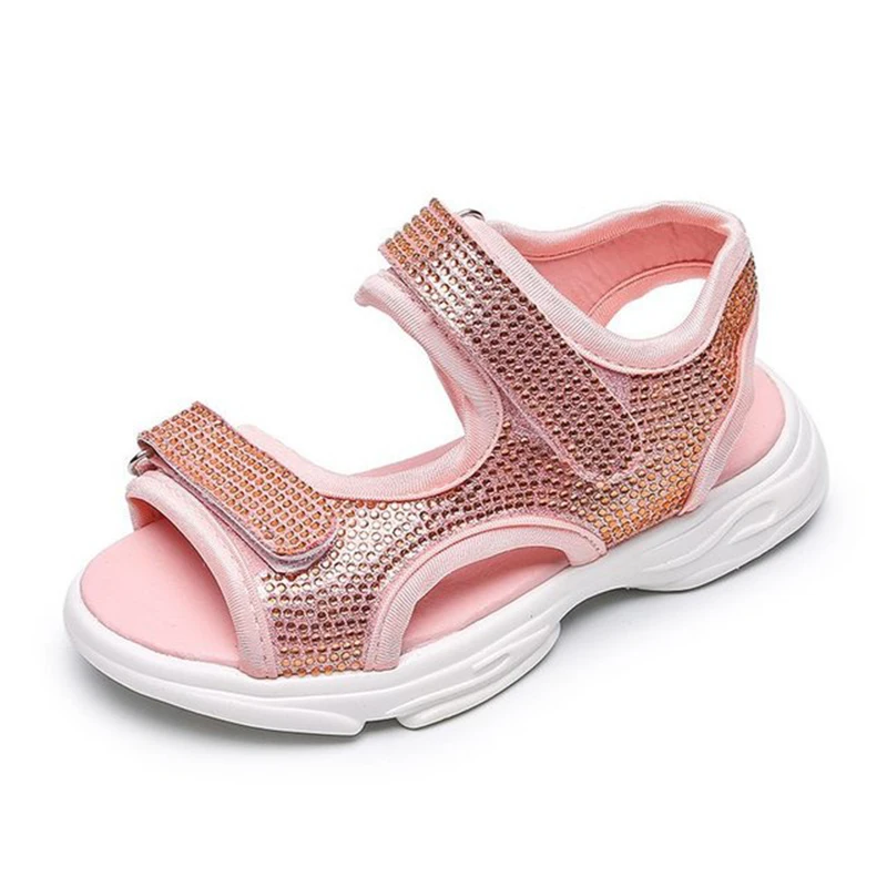 

Bekamille Kids Shoes Summer Sandals Children Shoes Girls Sequin Princess Soft Bottom New Sandals Breathable Simple Casual
