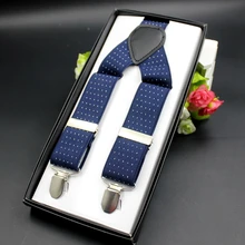 Новинка, мужские лямки с печатным рисунком, три зажима на подтяжках, винтажные мужские подтяжки для брюк, мужские подтяжки для юбки