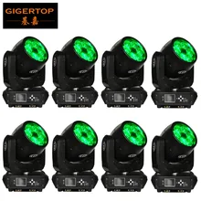 TP-L672 6x40 W Mini B Eye Led Zoom Moving Head Light вращающийся угол луча объектива Регулируемый ЖК-дисплей монтажные зажимы 10/17CH X 8 шт