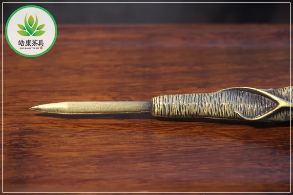 Литой нож игла для пуэра из китайского набора Гун Фу Ча нож-игла Шип корня лотоса(для: чай пуэр