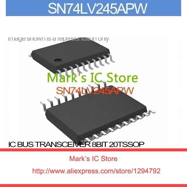 SN74LV245APW IC BUS TRANSCEIVER 8BIT 20TSSOP SN74LV245A 74LV2 SN74LV24