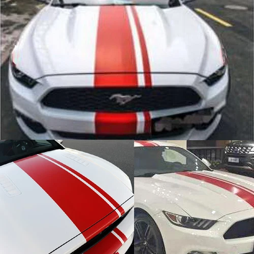 5 шт. автомобильные виниловые наклейки на крышу и задний бампер|racing stripes|racing stripe