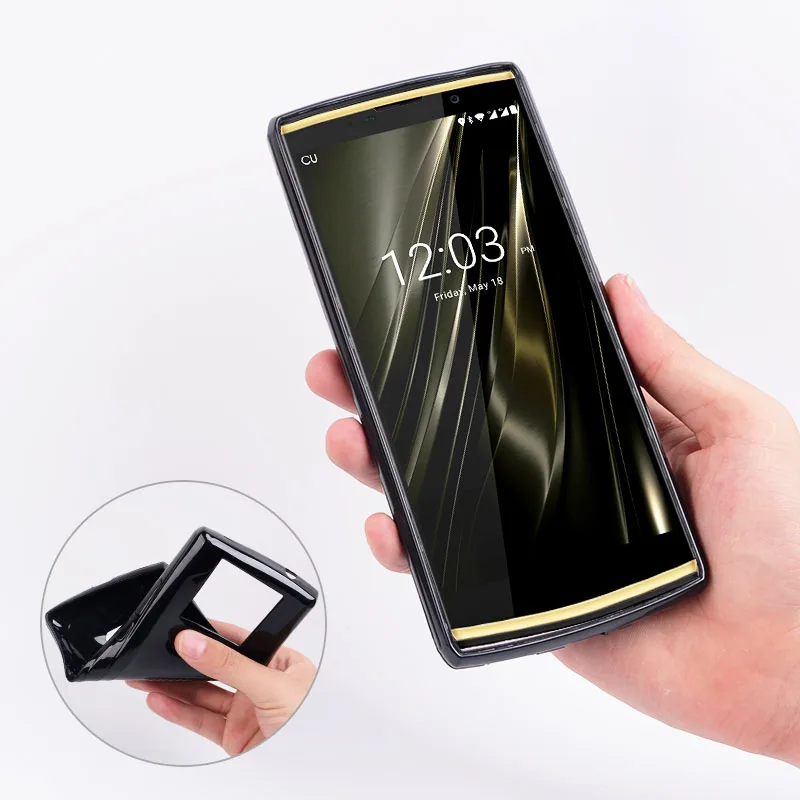 Oukitel K7 чехол накладка на заднюю панель из силикона и мягкого ТПУ для Fandas телефона
