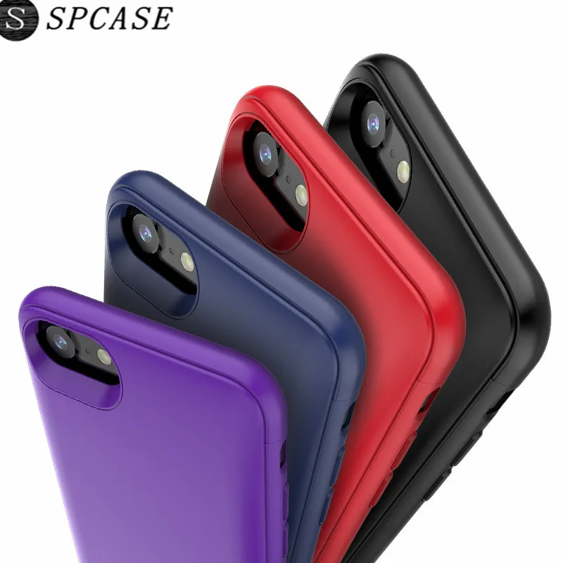 Goede SPCASE 4000 mah Draagbare Batterij Oplader Voor iphone SE Power Bank Terug Klem Cover Ondersteuning Voor iPhone 5g 5 s Opladen Capa