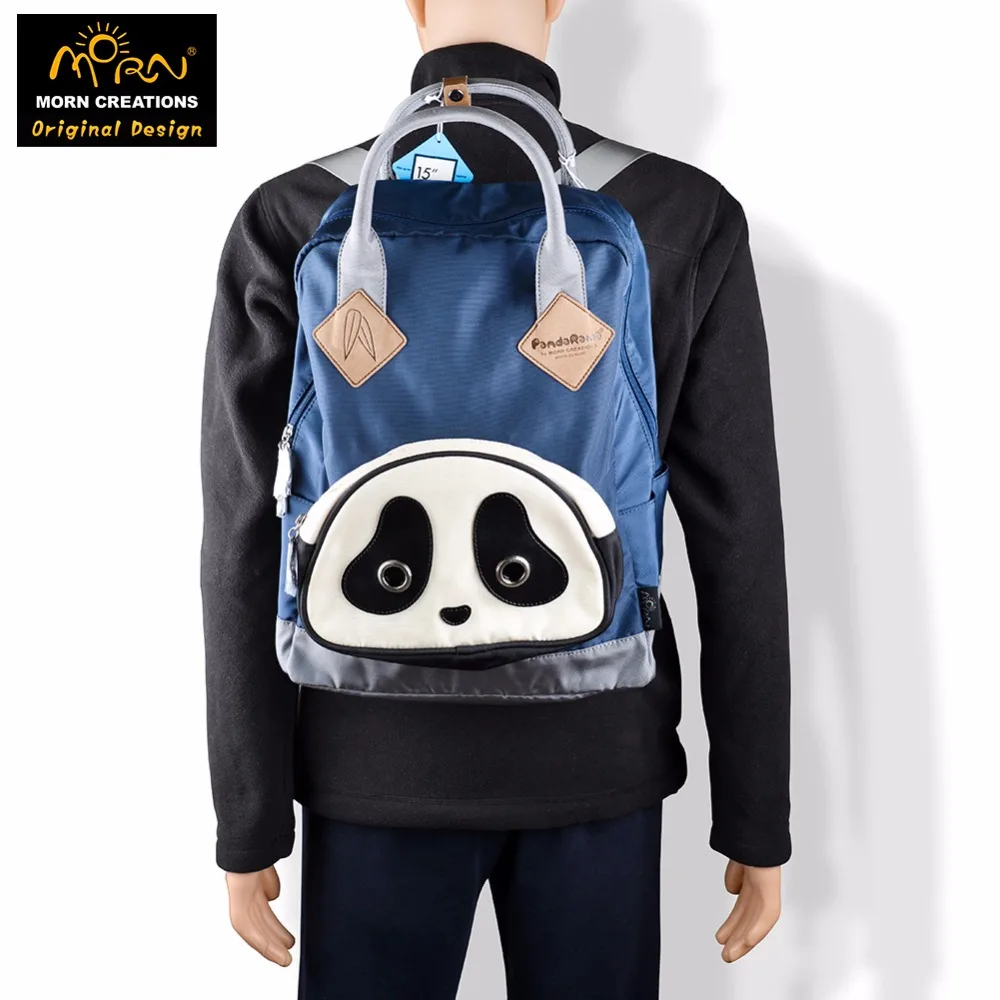 Morn Creations Hong Kong Original Design Soft Handle Panda Backpack