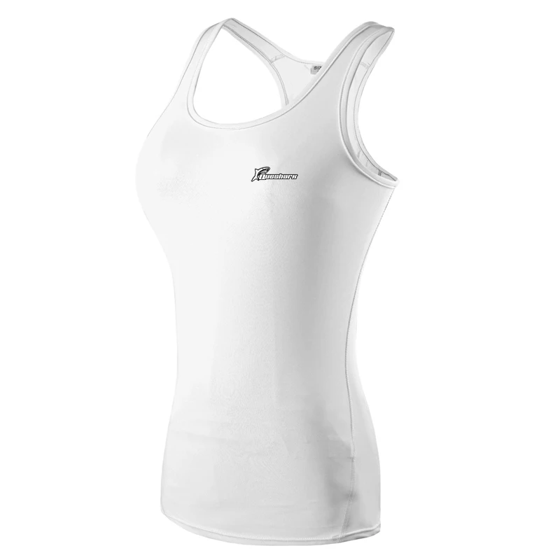 Queshark, дышащие женские рубашки без рукавов для йоги, быстросохнущие майки для фитнеса, одежда для слимйоги, крутой жилет для бега и бега - Цвет: White