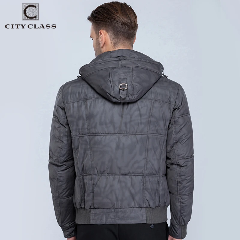 Ceny City class nowe męskie zimowe kurtki moda luźny kapelusz krótki bawełny wyściełane Isoft ciepłe zimowe kurtki Parkars darmowa wysyłka 603