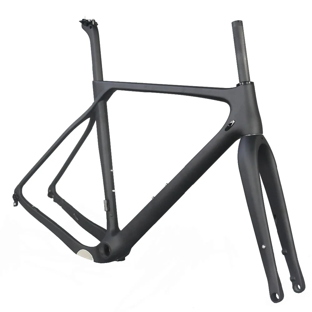 Best Carbon fiber bicycle frame GR030 flat mount disc brake  frames accept custom design paint 0