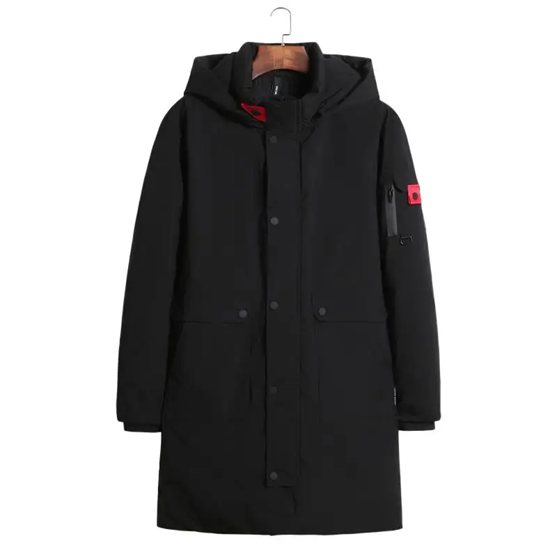 10XL 9XL 8XL 6XL 5XL 2018 зимнее мужское длинное пальто с изысканным карманом на руку