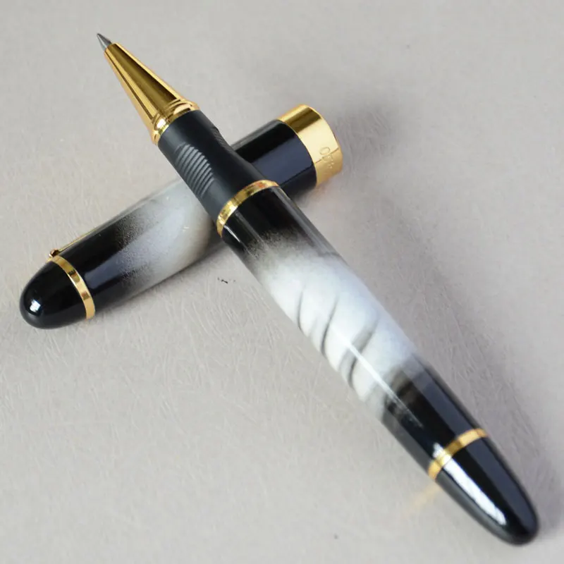 Шариковая ручка JINHAO X450 Королевский синий мрамор JINHAO 450 роскошный бизнес офис черный зеленый розовый винный 21 цвет на выбор - Цвет: pen as this picture