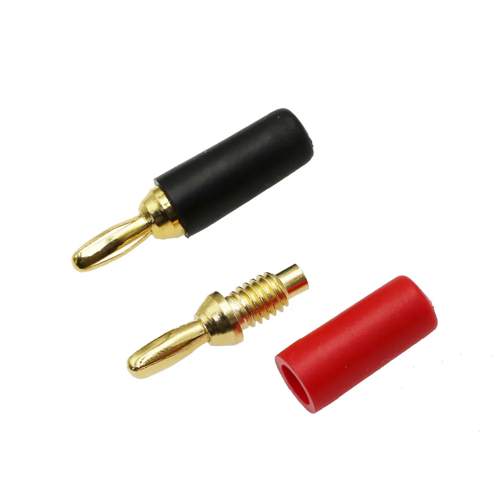 2.5mm In line banana Plug Solder & self assembly test leads connectors on