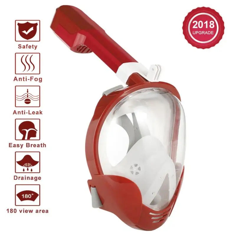 

Professional Underwater Scuba Diving Mask Full Snorkeling Mask M8018 for Gopro Motion Camera For Xiaomi Yi for SJ4000 New