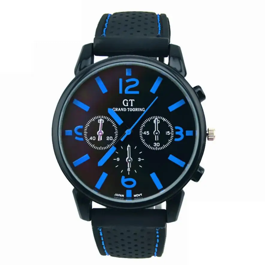 Watch Men Luxury Leather Sport Cool Quartz wristwatch Men Watches Sports watch Dropshipping Clock saat relogio masculino #D