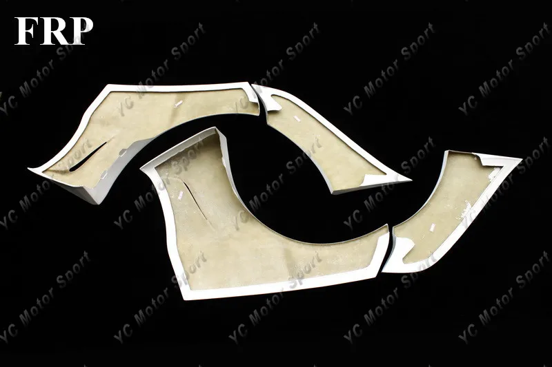 2008-2012 Mitsubishi Lancer Evolution X Varis Wide Body Version Style Rear Fender Kit FRP (3)