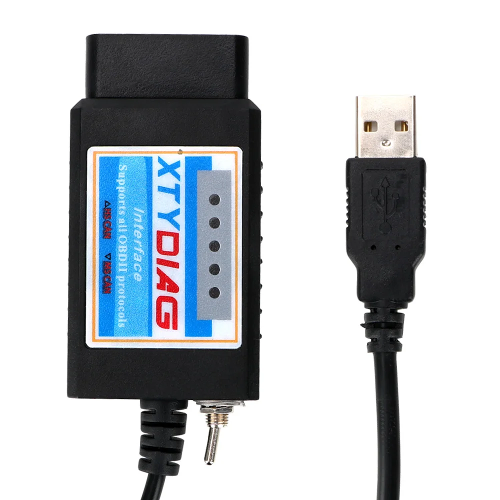 FORAUTO ELM 327 CAN/MS может для Forscan OBD2 диагностический сканер PIC18F25K80 чип ELM327 V1.5 USB переключатель