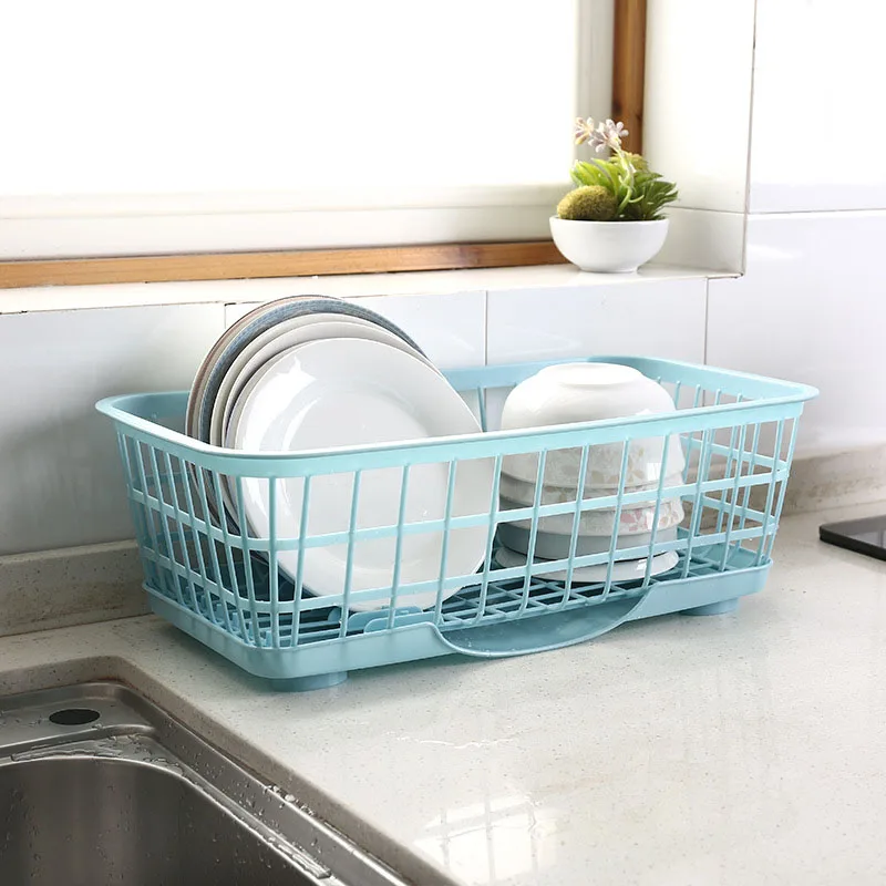 

Creative Kitchen Drain Dish Storage Rack Organizer Multi-Function Modern Home Kitchen Chopsticks Cutlery Storage Basket