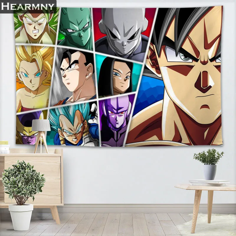 

Custom Dragon Ball Super Broly Wall Tapestry Home Decorations Wall Hanging Forest Tapestries For Bedroom 130x150CM,140x250CM