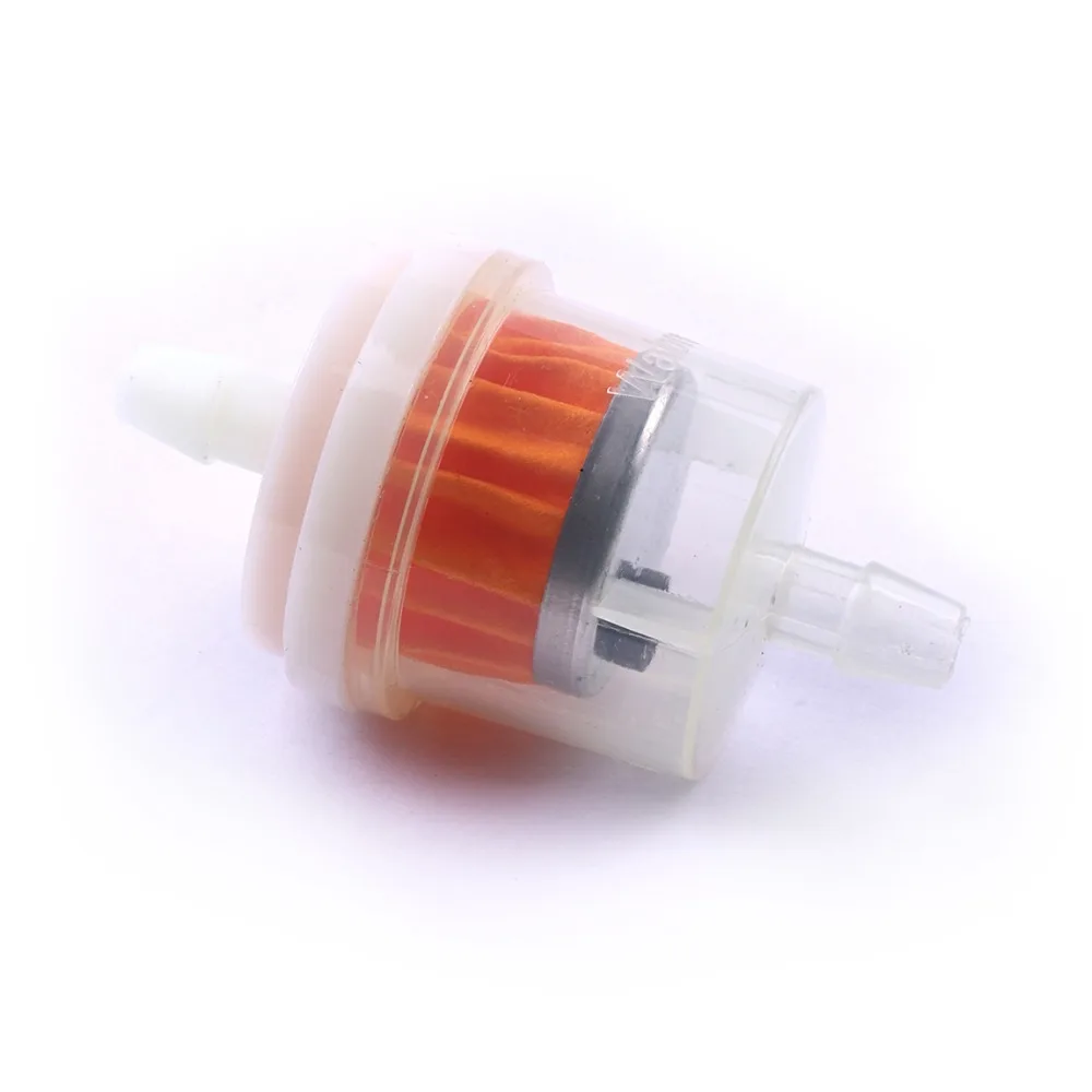 

motorcycle clear inline gas fuel filter 1/4" 6mm 7mm hose lines engine for Honda