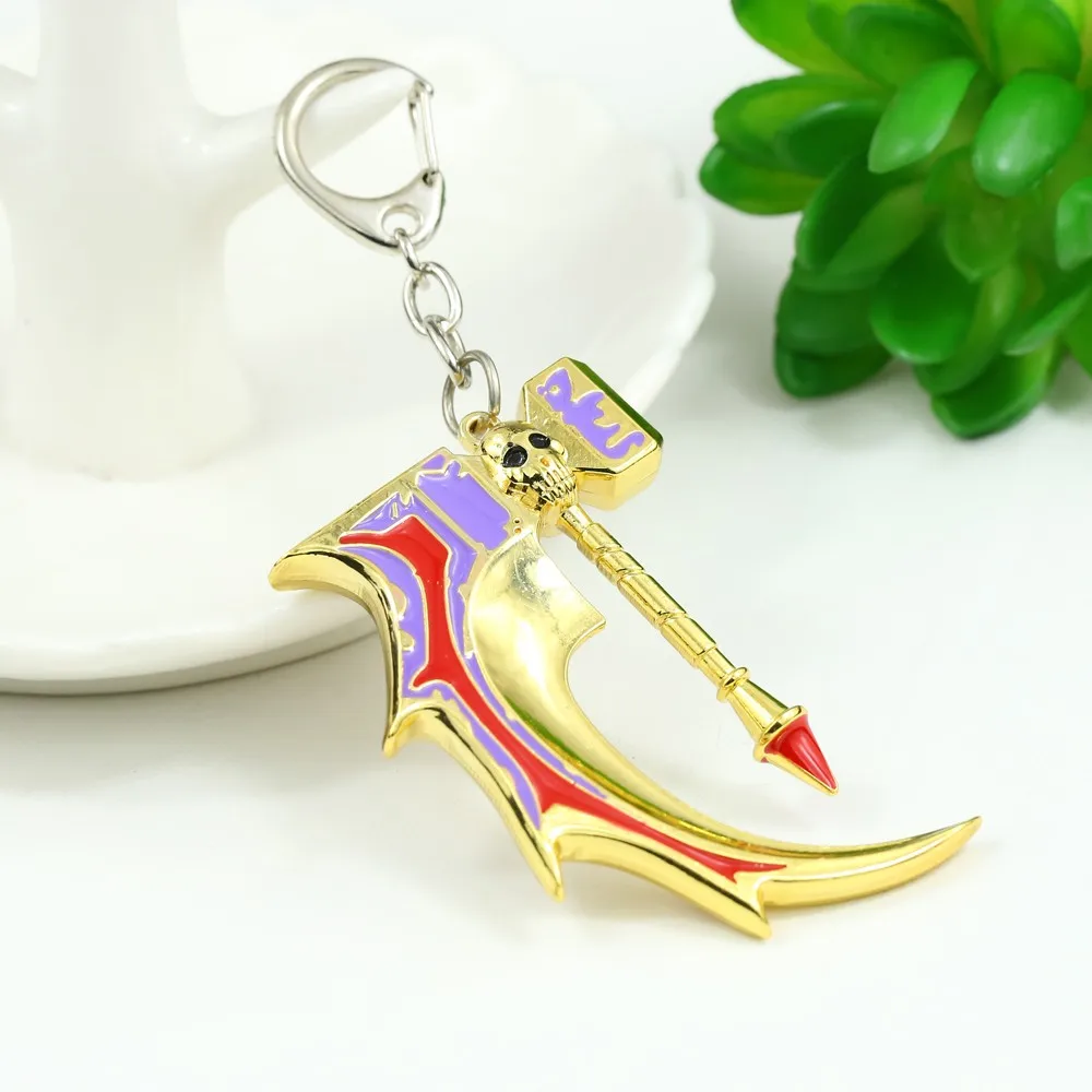 MS-JEWELS-Game-Gifts-Jewelry-Dota-2-Cranium-Basher-Hammer-Keychain-Metal-Key-Rings-Chaveiro-Key (6)