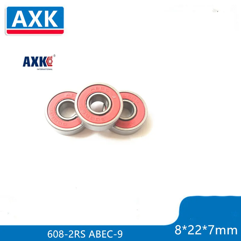 

10Pcs 608-2RS 608RS 608rs 608 rs Deep Groove Ball Bearings 8x22x7mm ABEC-7 ABEC-9