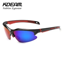 Kdeam мужские летние солнцезащитные очки удобные резиновые рукава взрывозащищенные линзы TAC поляризованные классические очки Женские 6 цветов KD8517