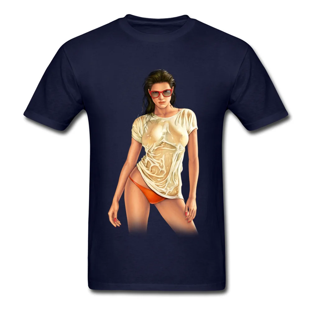 Sensual Lady 333 Tops Shirt Dominant O-Neck Casual Short Sleeve 100% Cotton Man T-Shirt Casual Sweatshirts Top Quality Sensual Lady 333 navy
