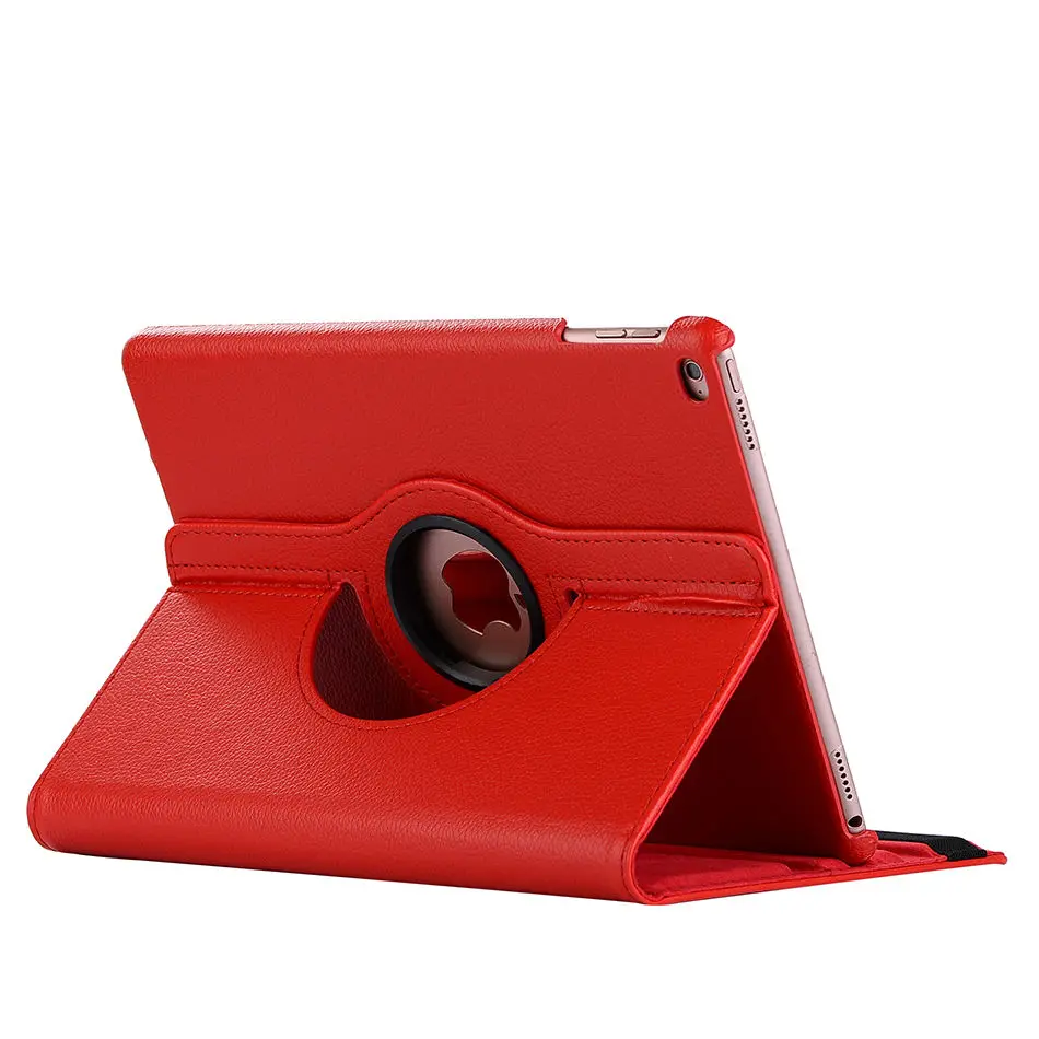 

360 Degree Rotating Case For Apple New iPad 9.7 2017 2018 6th generation Cover Funda Tablet A1822 A1893 Stand Shell+Stylus+film