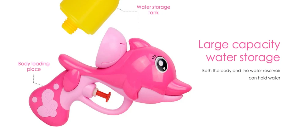 Детская мини-игрушка с изображением дельфина для пляжного мыла, игрушки с длинным радиусом действия, детские игрушки с брызгами, водяной
