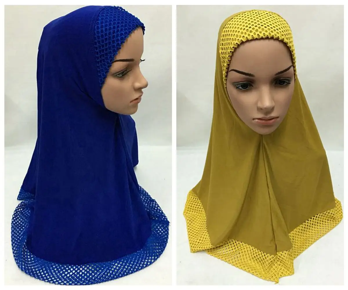 

Plain one piece hijab long 70cm