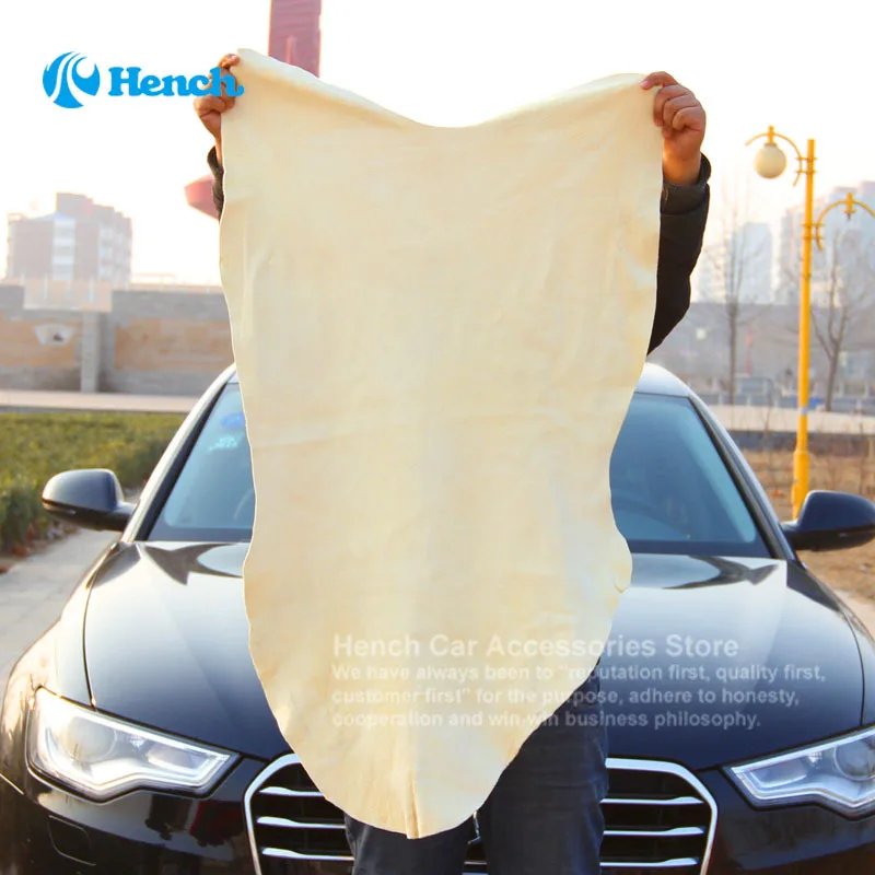Free Shipping Drying Cleaning Towel Natural Genuine Leather Chamois Shammy Sponge cloth Sheepskin Absorbent Towel Car Washing