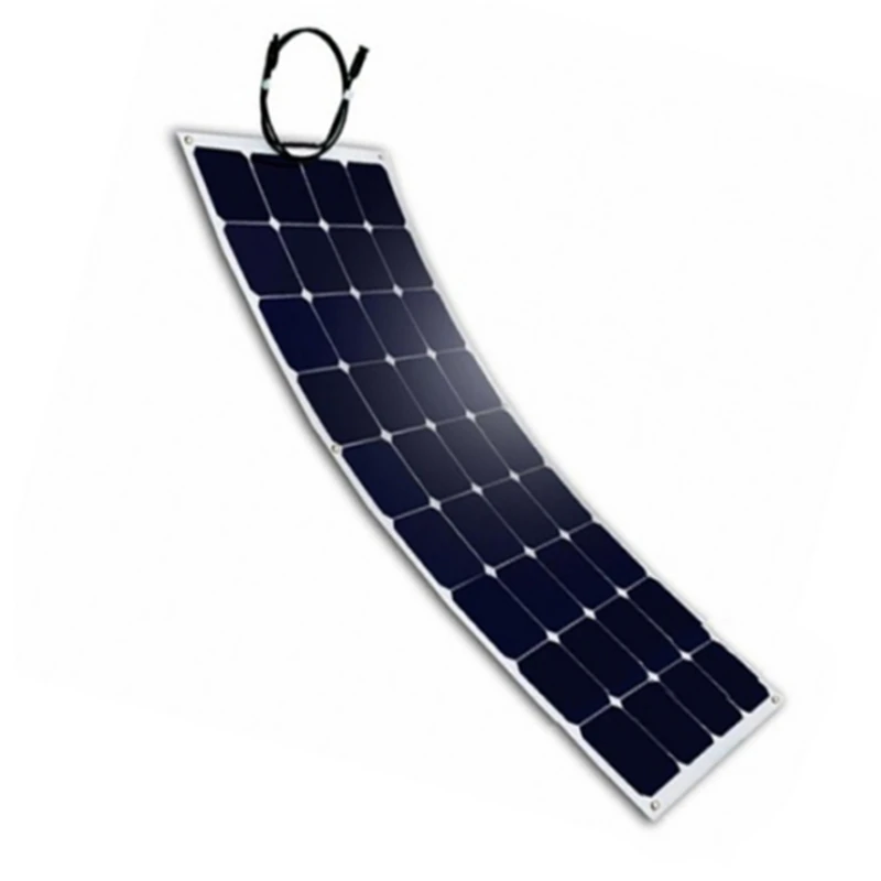 200w Солнечная система комплекты; monocystalline semi Гибкая солнечная батарея по оптовочной ценеоп 100 Вт 2 шт.; 20A светодиодный 12V 24V Авто за максимальной точкой мощности, Солнечный контроллер заряда
