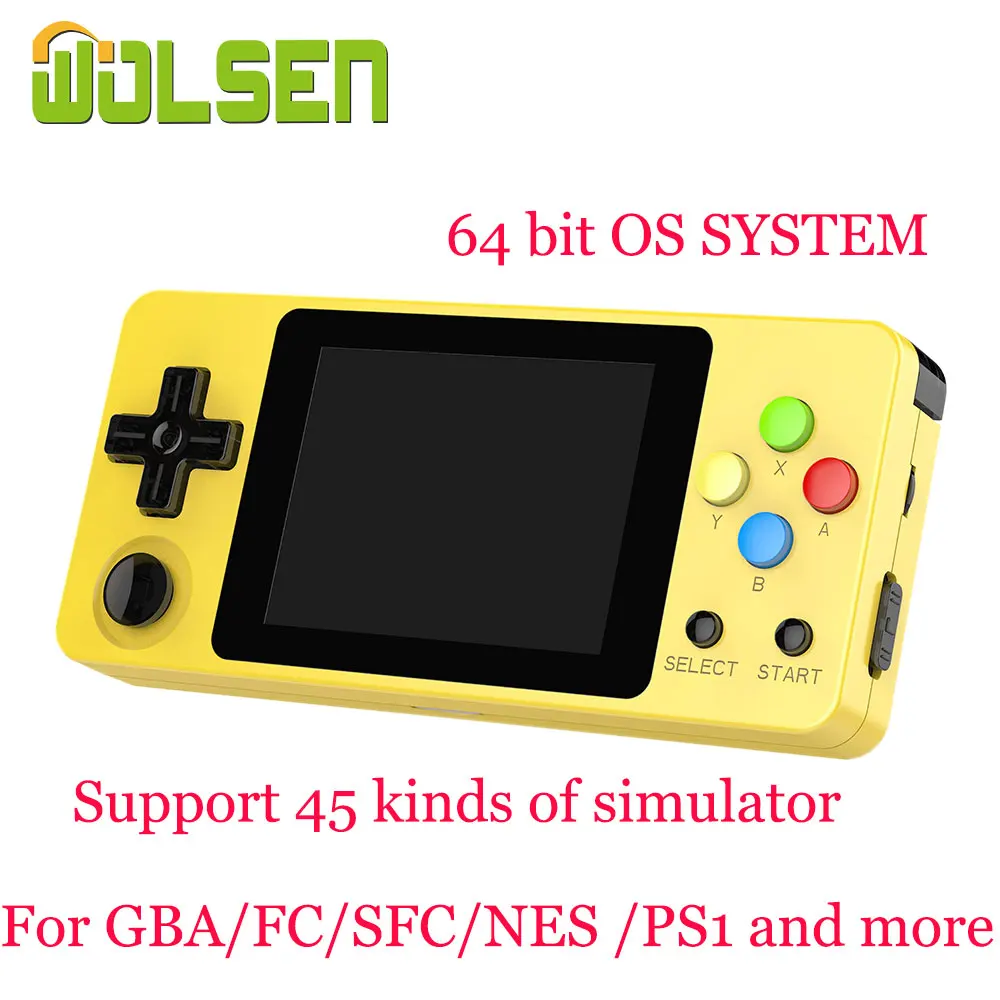 

WOLSEN 2.6 Inch Handheld Game Console TONY RETRO FW SYSTEM LDK game Mini Retro Family Portable Game Support Add Game By yourself