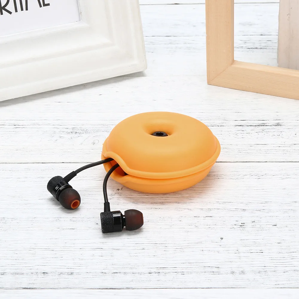 Портативный кабельный моталка черепаха Органайзер обмотка провода намотки наушников кабельный менеджер для хранения - Цвет: Orange