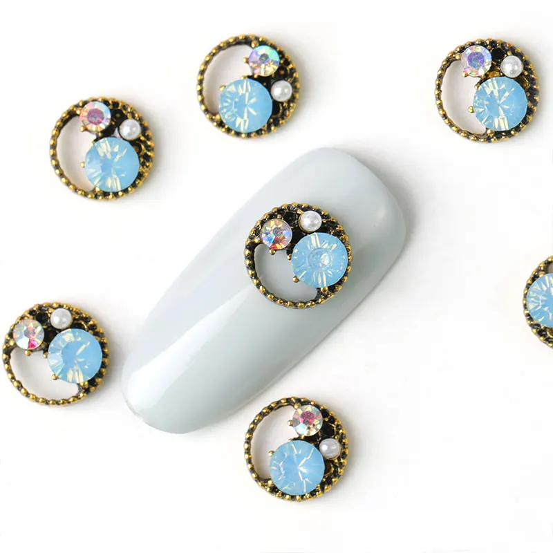 

10 pieces Antique alloy Marquise 3d nail art decorations charm rhinestone glitter crystal diamonds stone rhinestone jewelry acce