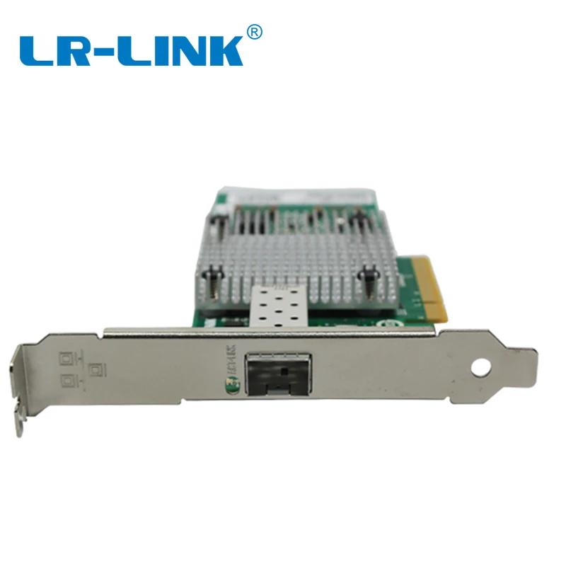 LR LINK 9801BF SFP + 10 Гб NIC Ethernet карта PCI Express волоконно оптическая Сетевая Lan адаптер Intel