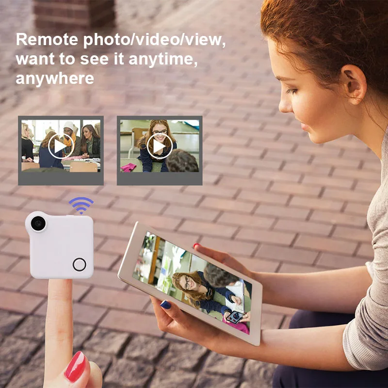 

Portable Mini IP Camera Wifi DV Video Sound Recorder HD 720P Action DVR Motion Detection Web Cameras @JH
