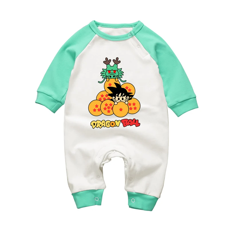 

2017 Autumn Winte RBaby Romper Long Sleeve Anime Dragon Ball Babies Body Clothing Cotton Newborn Baby Boy Girl Jumpsuit Clothes