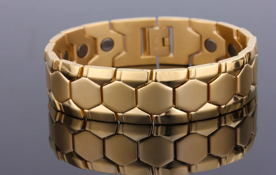 

New Bracelets Titanium Steel Bracelet radiation fashion jewelry accessories titanium magnetic bracelets