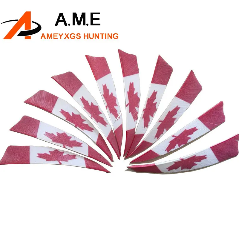 50pcs 4 inch Arrow Feathers Natural Flag Turkey feather Archery Fletching Handcraft Arrow Feather Hunting Bow Arrow Accessory