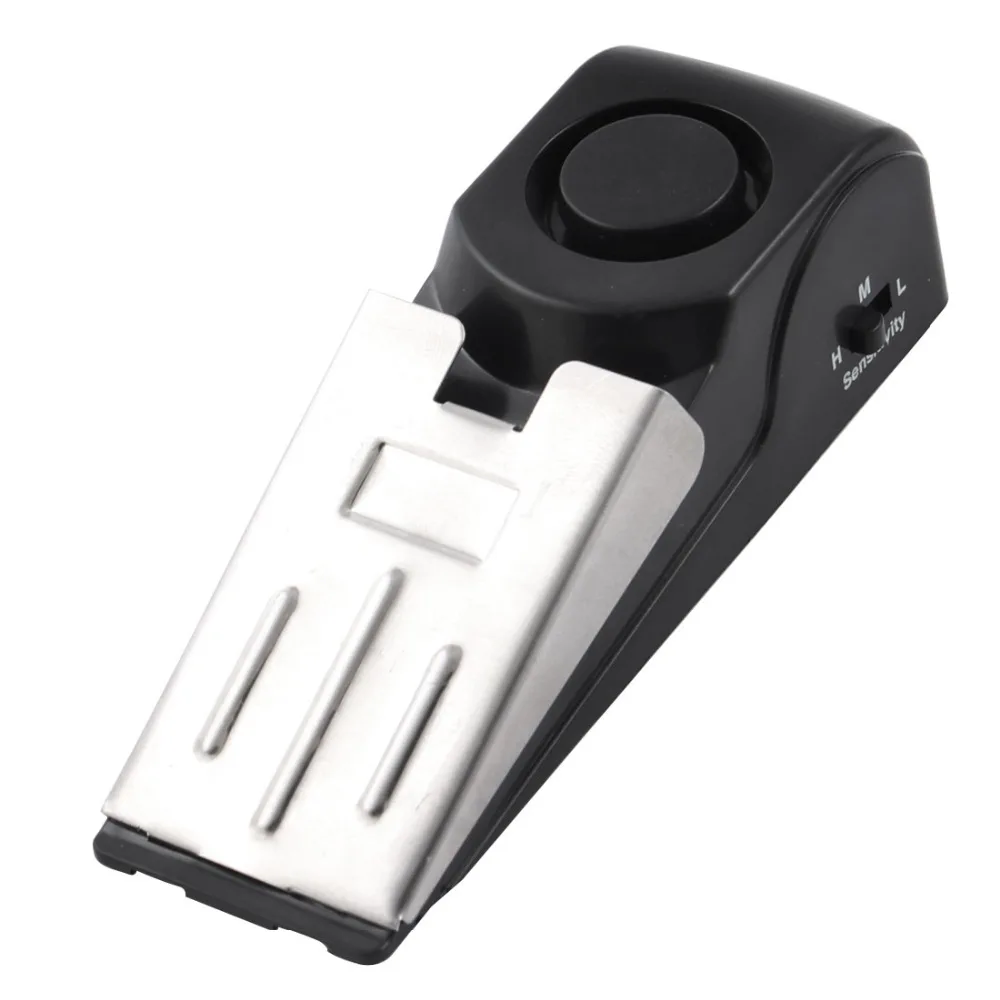 

Home Security Wedge Door Stop Alarm System Device Intruder Alert Detection