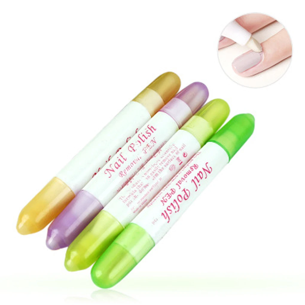 1PC Random Color Nail Art Nail Polish Corrector Removal Pen with 3 Pen Nib Manicure Toolin Nail