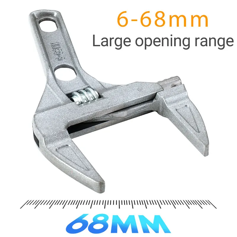 8-68mm Adjustable Wrench Fitting Tools Aluminium Multifunction Wrench Spanner