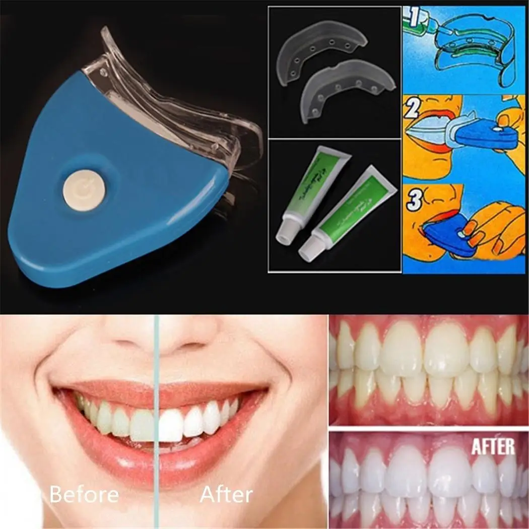 Светодиодный оральный отбеливательный акселератора Система профессионального отбеливания зубов Kit Light отбеливающая зубы гель