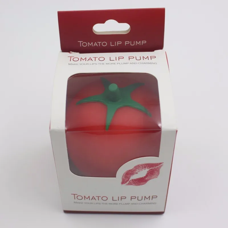 1PC Tomato Sexy Full lip plumper Enhancer lips plumper tool device Or Super Suction Family Body Cupping Cups Massage silicone