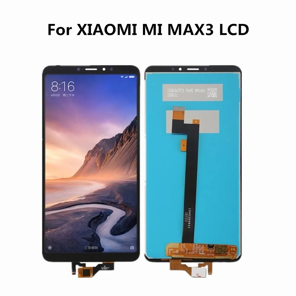 Для 6," Xiao mi Max 3 mi Max 3 Max3 ЖК-экран дисплей Сенсорная панель дигитайзер для Xiaomi mi Max 3 ЖК-дисплей