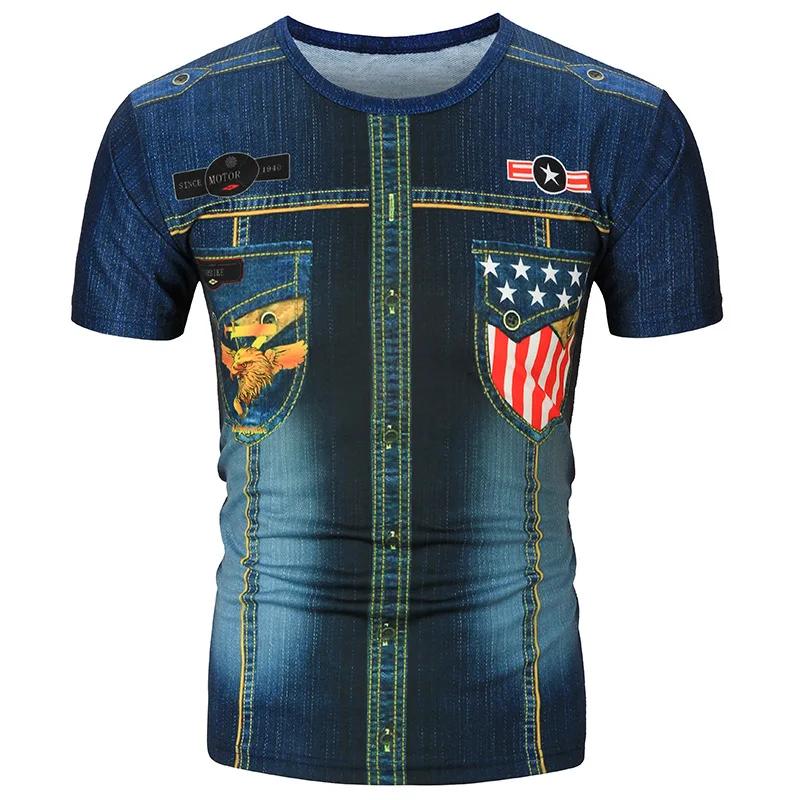 17夏の新しい男性tシャツ3dステレオ印刷ヨーロッパ文字人格トレンド半袖メンズシャツ T Shirt 3d Male T Shirtshirt Men Shirt Aliexpress