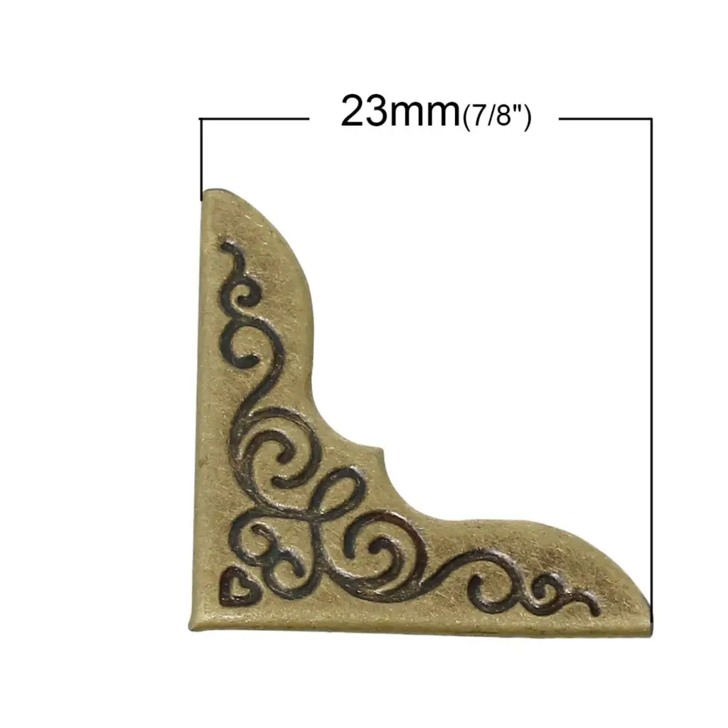 Book Scrapbooking Albums Menus Folders Corner Protector Antique Bronze Flower Pattern 23mm x 23mm,200 PCs 2016 new Book Scrapbooking Albums Menus Folders Corner Protector Antique Bronze Flower Pattern 23mm x 23mm,200 PCs 2016 new