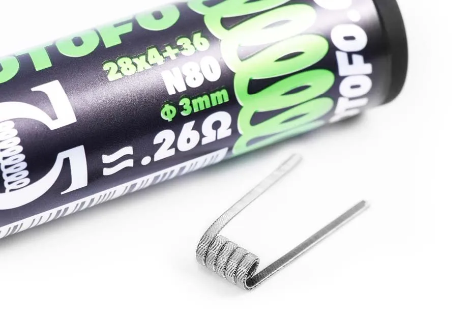Quad Core Fused Clapton Prebuilt Coils 