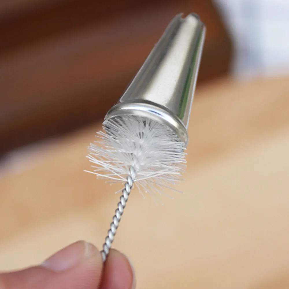 

1Pcs Bottle Kettle Spout Teapot Cake Pastry Nozzle Bottle Cleaning Brush Baby Milk Bottle Nipple Hanging Brush Kitchen Tool