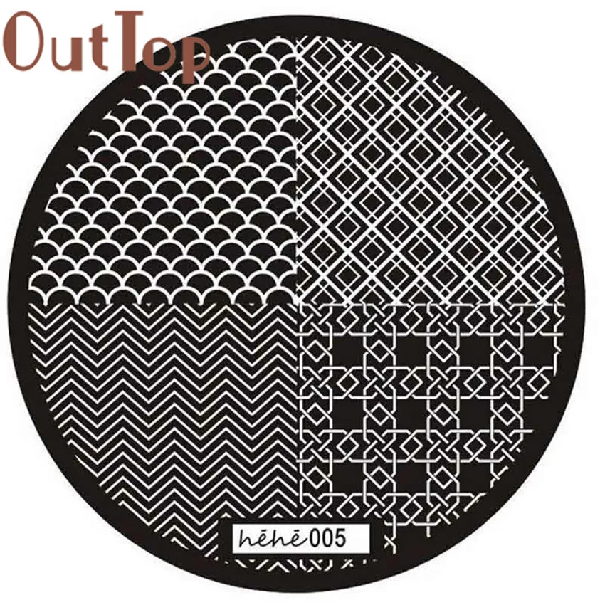 

2017 Nail Art Image Stamp Stamping Plates Manicure Template Pattern 005 Jal3